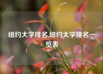 纽约大学排名,纽约大学排名一览表