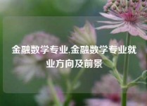 金融数学专业,金融数学专业就业方向及前景