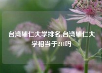 台湾辅仁大学排名,台湾辅仁大学相当于211吗