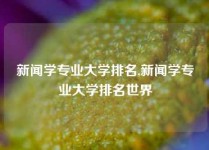 新闻学专业大学排名,新闻学专业大学排名世界