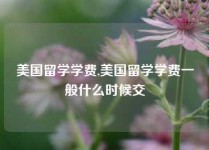 美国留学学费,美国留学学费一般什么时候交