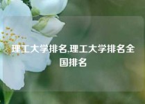 理工大学排名,理工大学排名全国排名