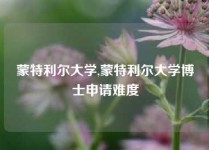 蒙特利尔大学,蒙特利尔大学博士申请难度