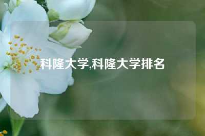 科隆大学,科隆大学排名