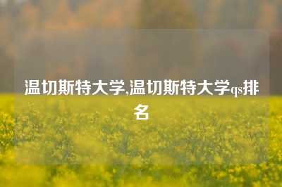 温切斯特大学,温切斯特大学qs排名