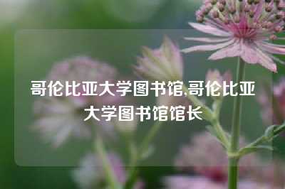 哥伦比亚大学图书馆,哥伦比亚大学图书馆馆长